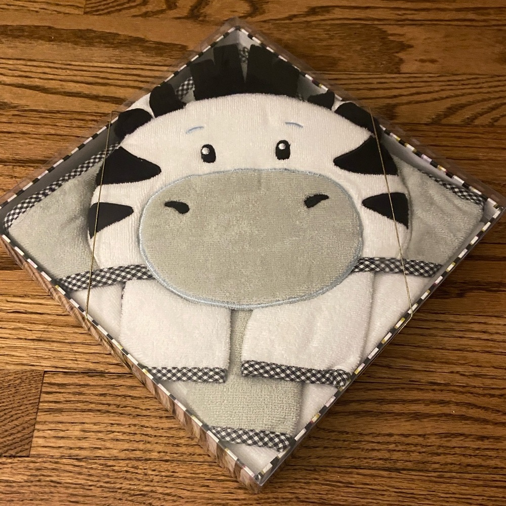 Mackenzie-Childs baby bath set.
